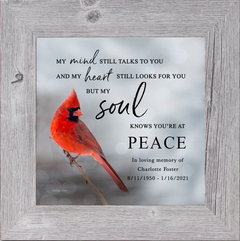 Personalized My Soul Knows You're at Peace by Summer Snow PER170