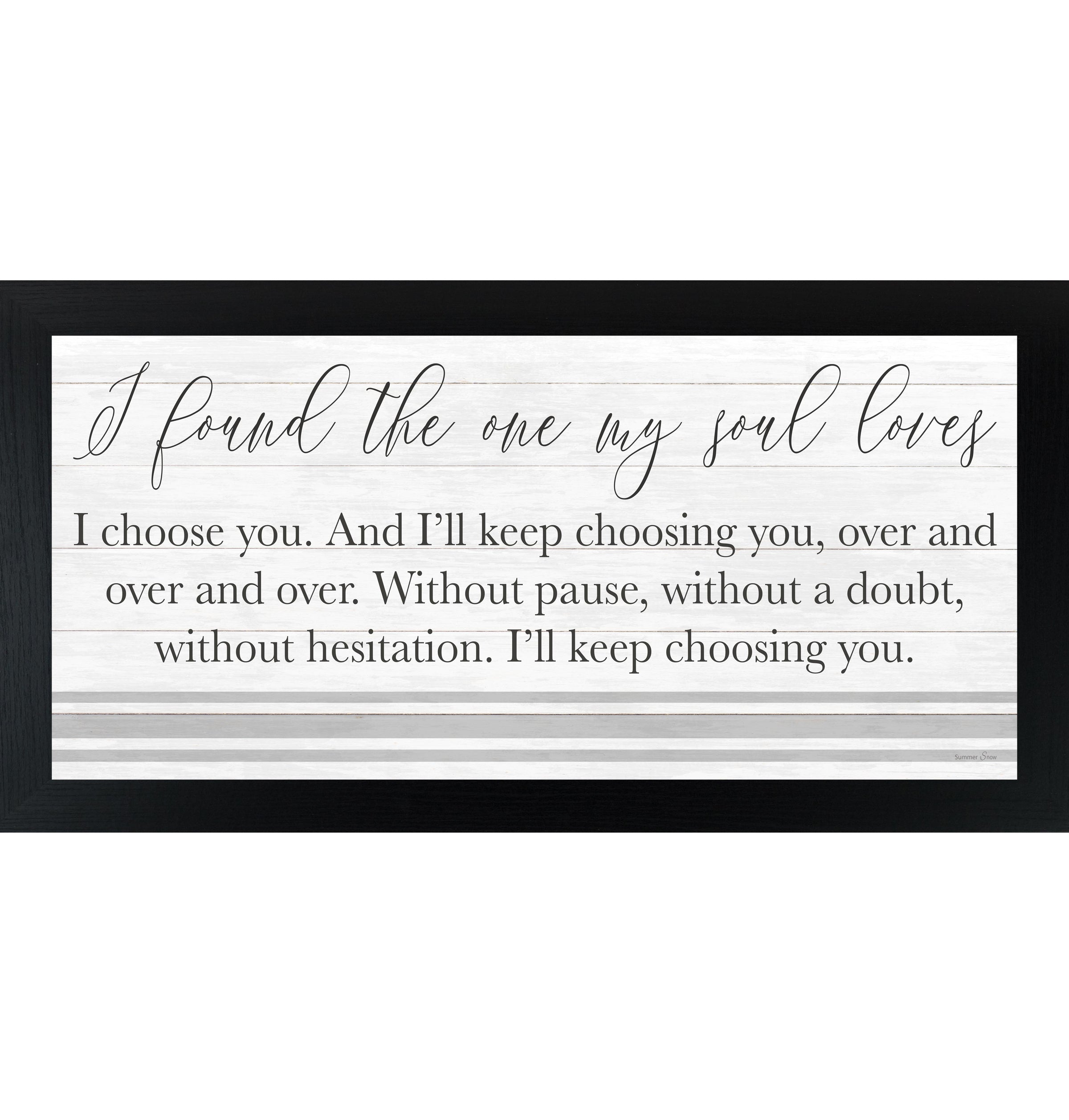 I Found the One My Soul Loves SS1006