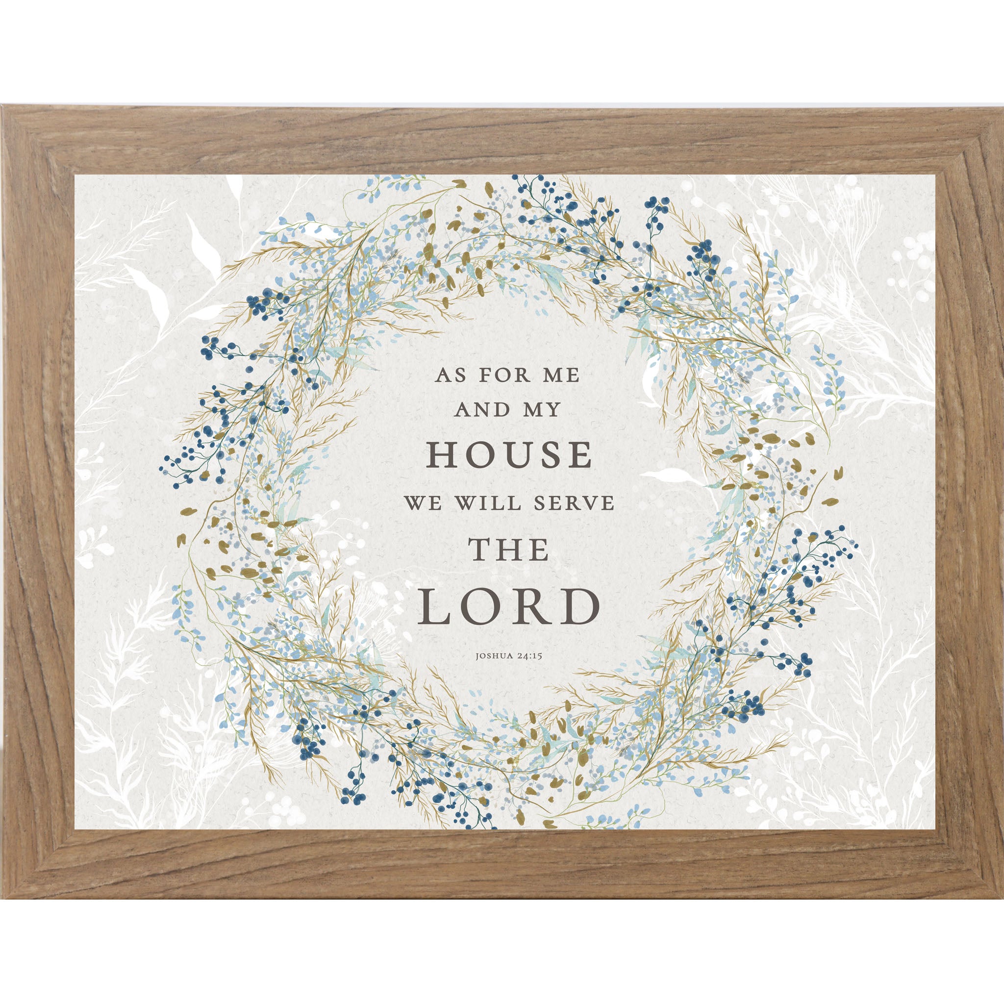 Serve the Lord Wall Art – As for Me and My House | Joshua 24:15 | SB136