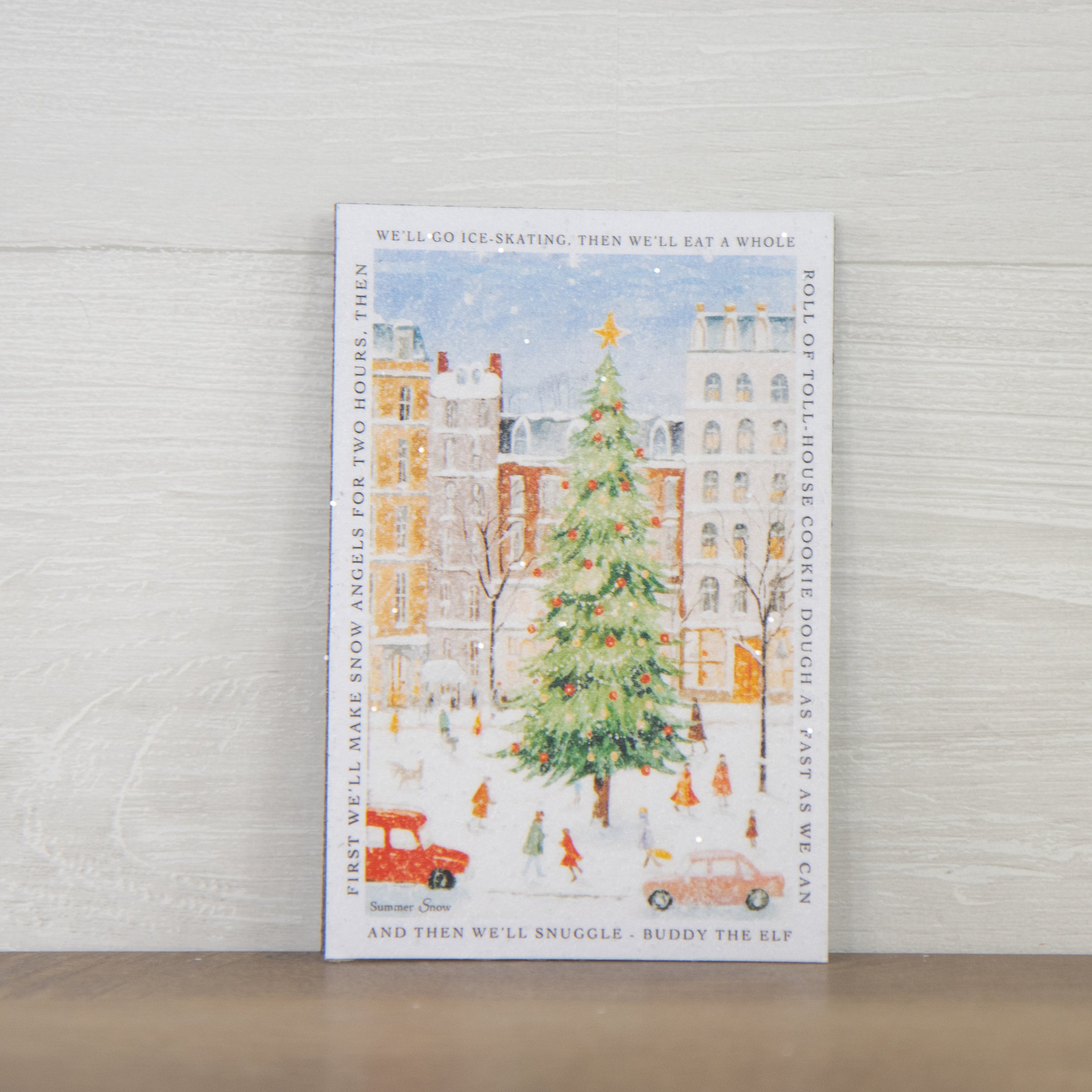 Buddy the Elf Snow Angels Magnet – Funny Christmas Decor (SN385M)