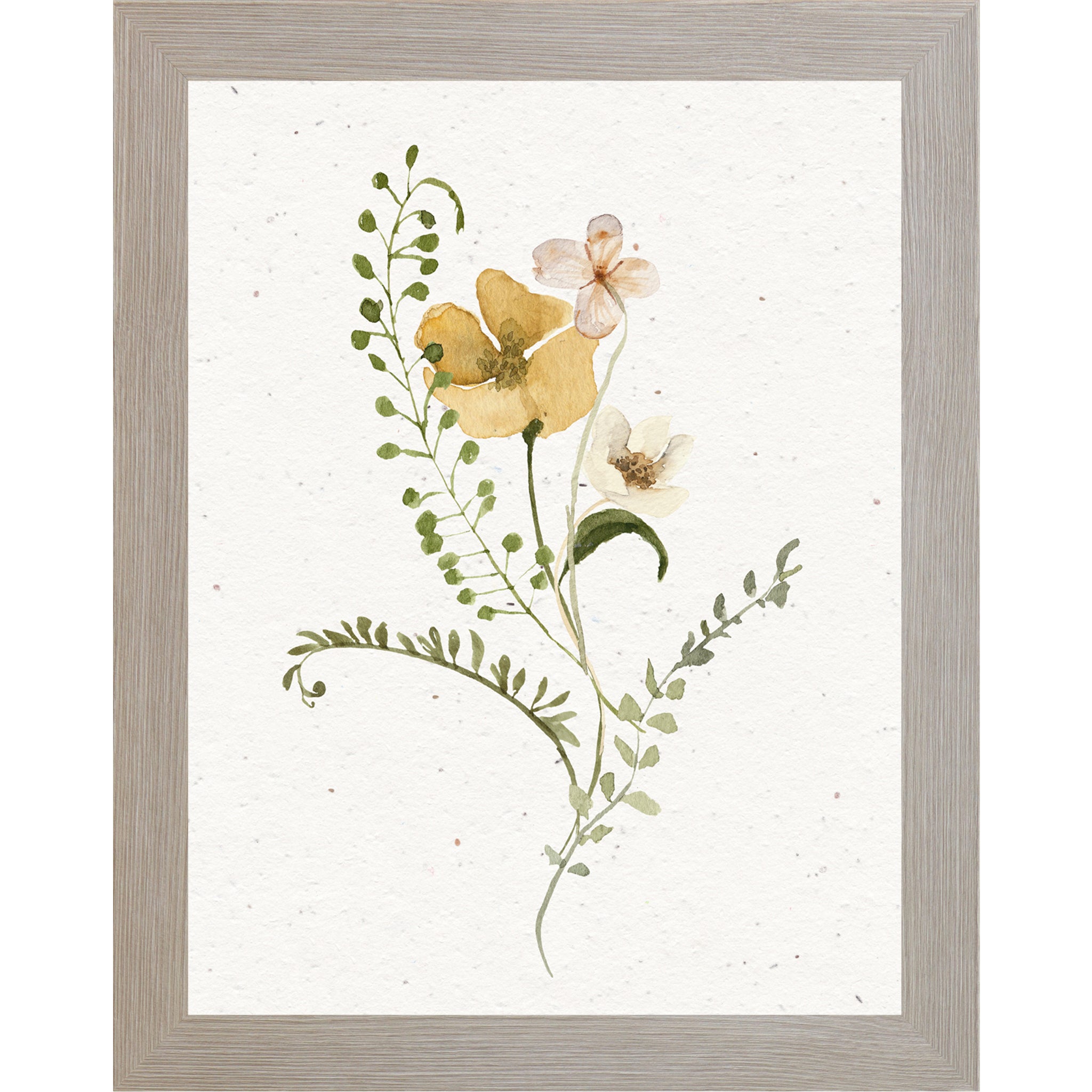 Single Wildflower Wall Art – Minimal Botanical Floral Print | SB130