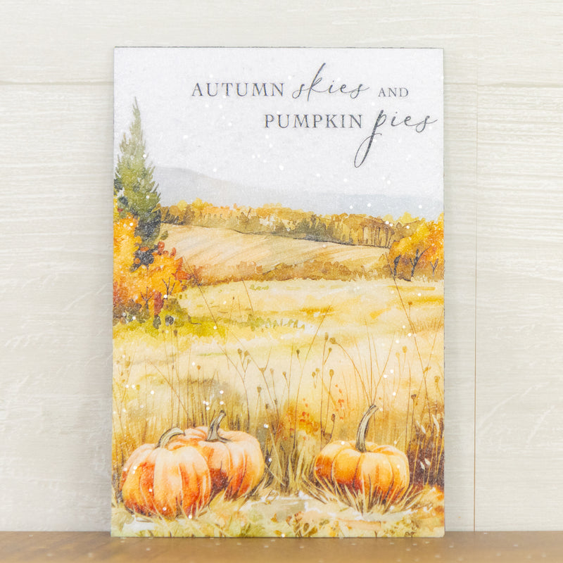 Autumn Skies And Pumpkin Pies Magnet - NS354M