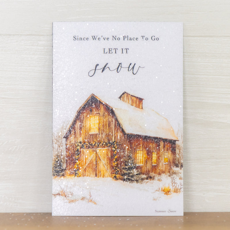 Since We've No Place To Go Let It Snow Magnet - NS366M