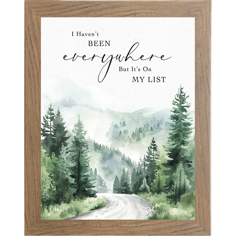 I Haven't Been Everywhere But It's On My List by Summer Snow NS374