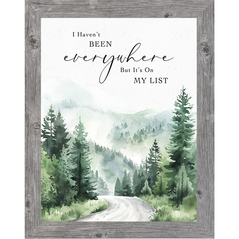 I Haven't Been Everywhere But It's On My List by Summer Snow NS374