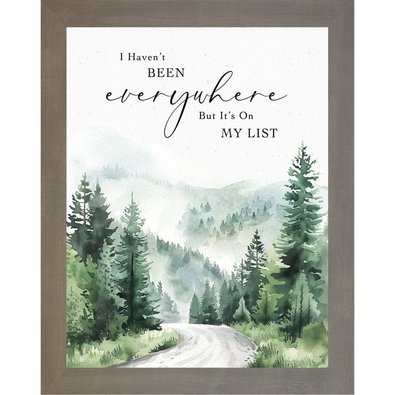 I Haven't Been Everywhere But It's On My List by Summer Snow NS374