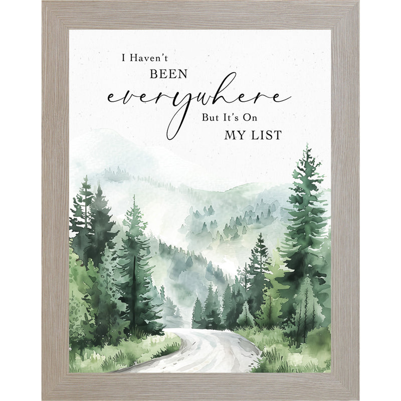 I Haven't Been Everywhere But It's On My List by Summer Snow NS374