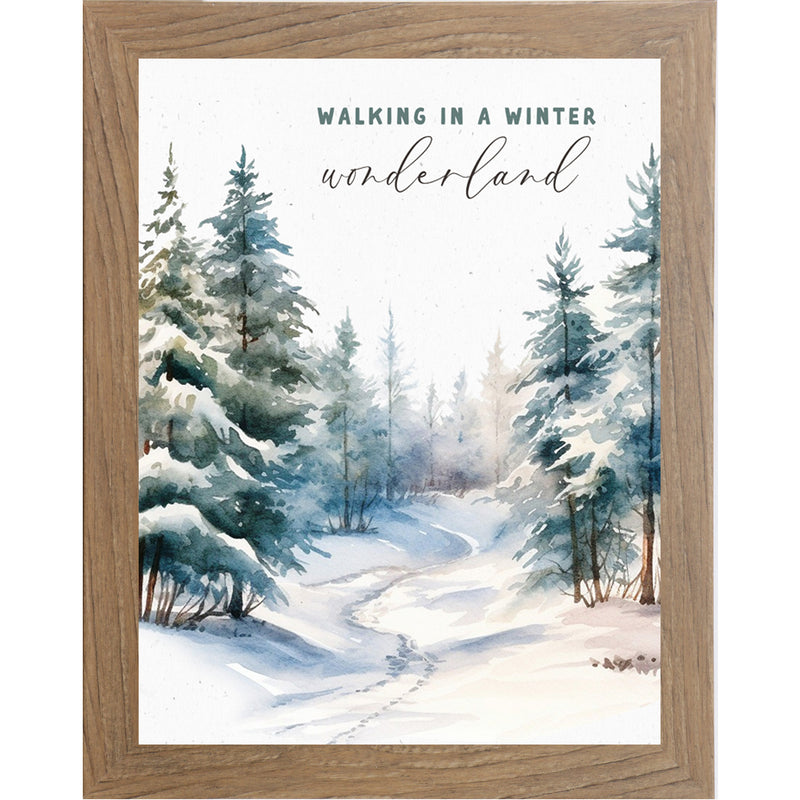 Walking in a Winter Wonderland by Summer Snow NS377