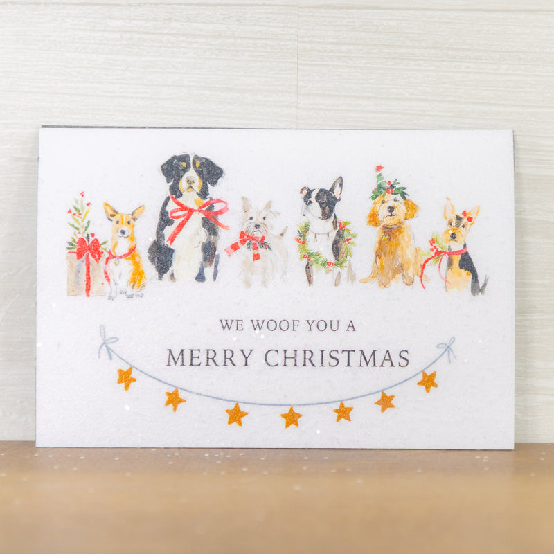 We Woof You A Merry Christmas Magnet - NS400M