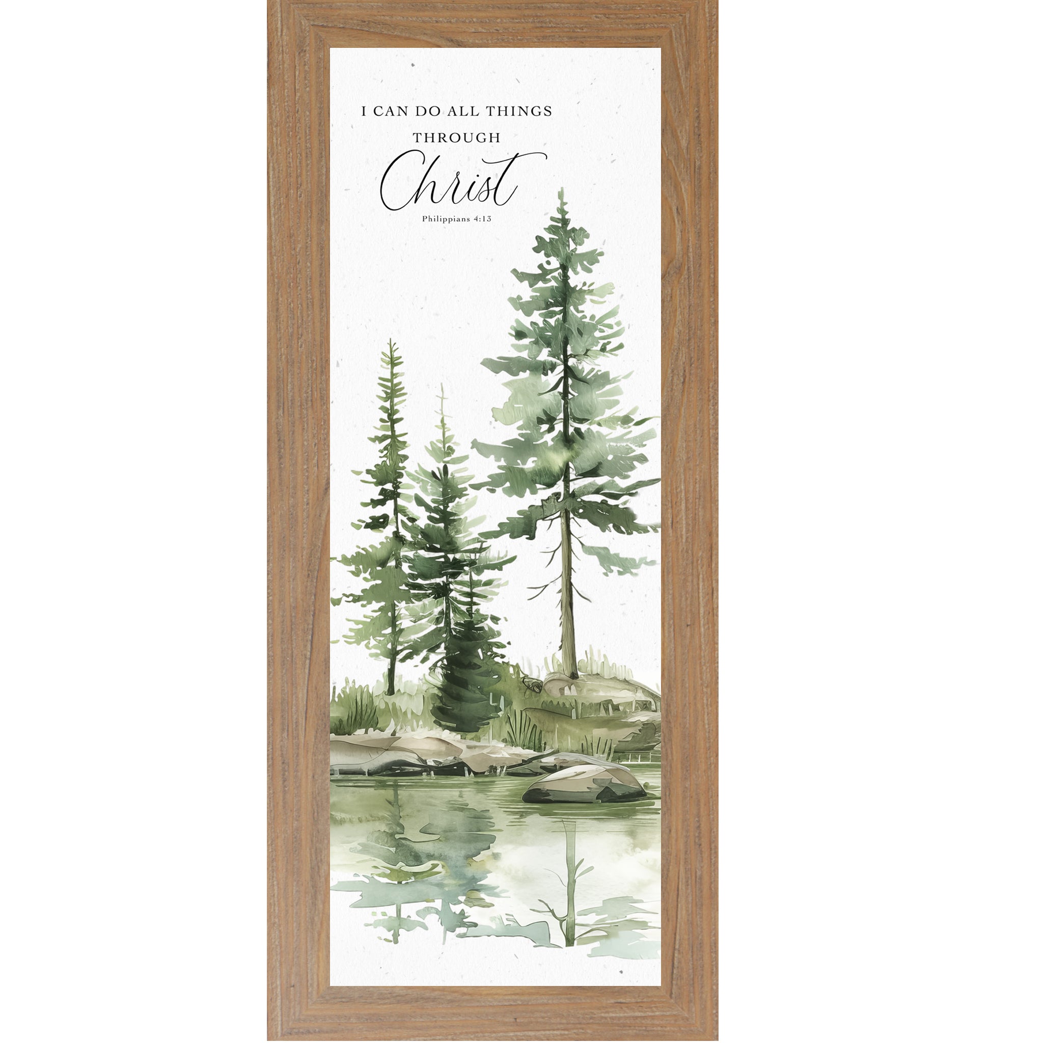 I Can Do All Things Through Christ – Christian Scripture Framed Wall Art | NS506