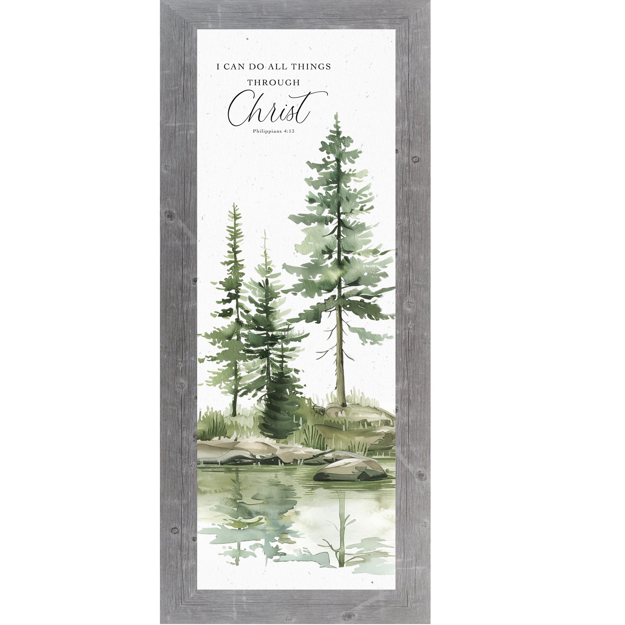 I Can Do All Things Through Christ – Christian Scripture Framed Wall Art | NS506