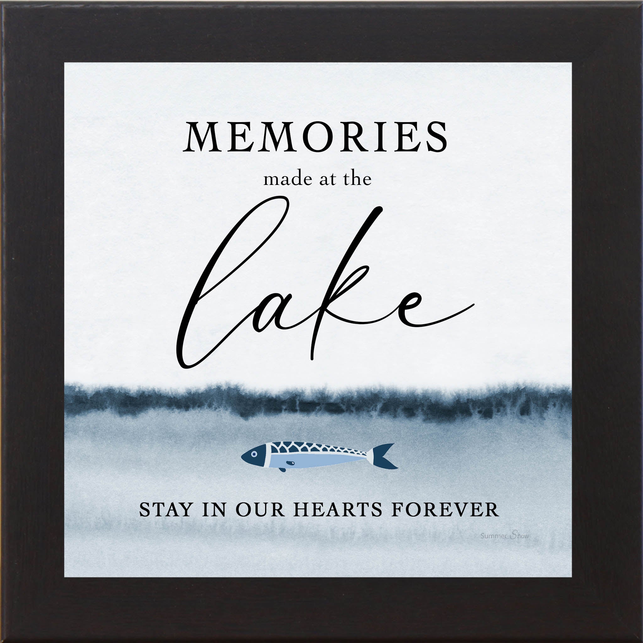 Memories Made at the Lake – Inspirational Lake House Wall Art | SA97