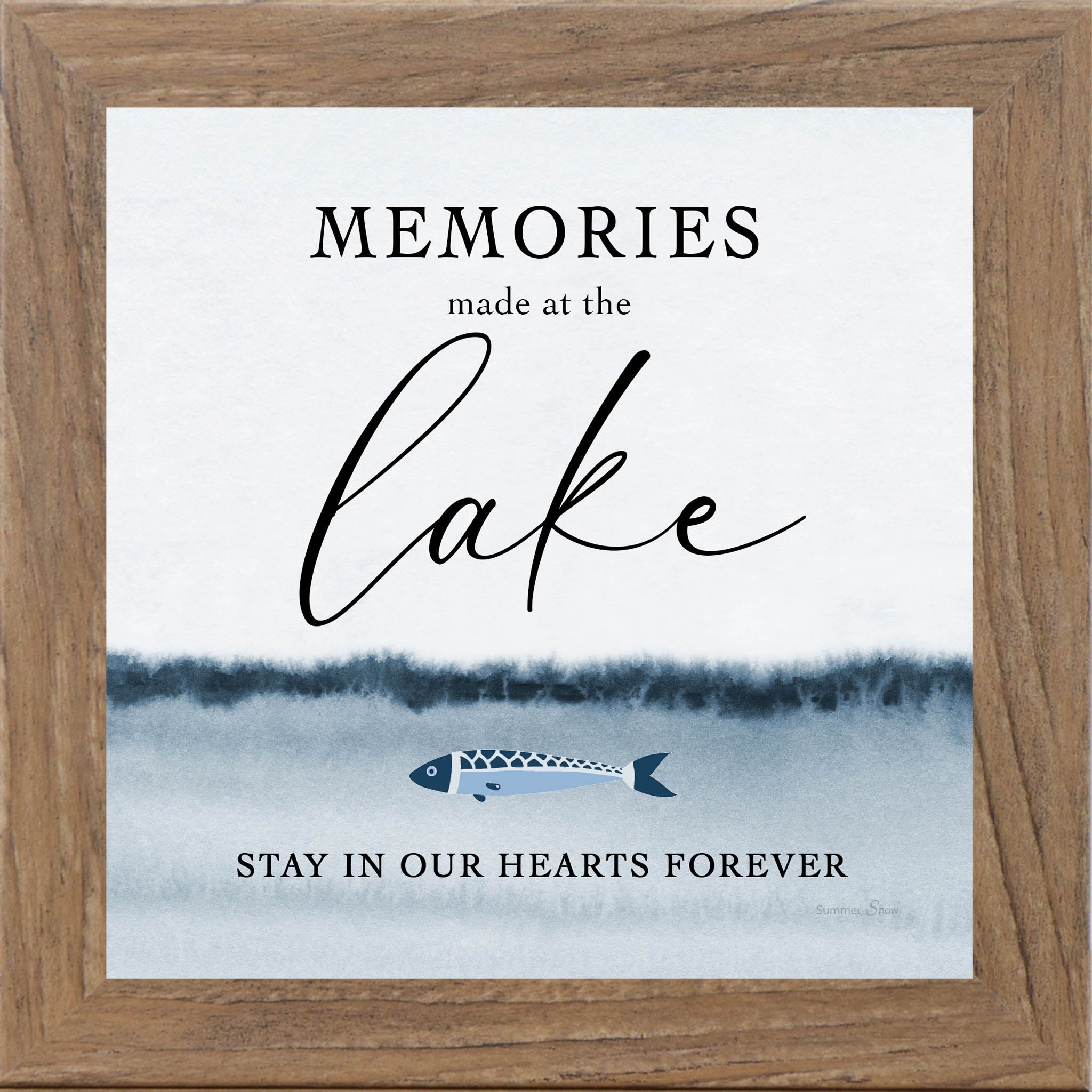 Memories Made at the Lake – Inspirational Lake House Wall Art | SA97