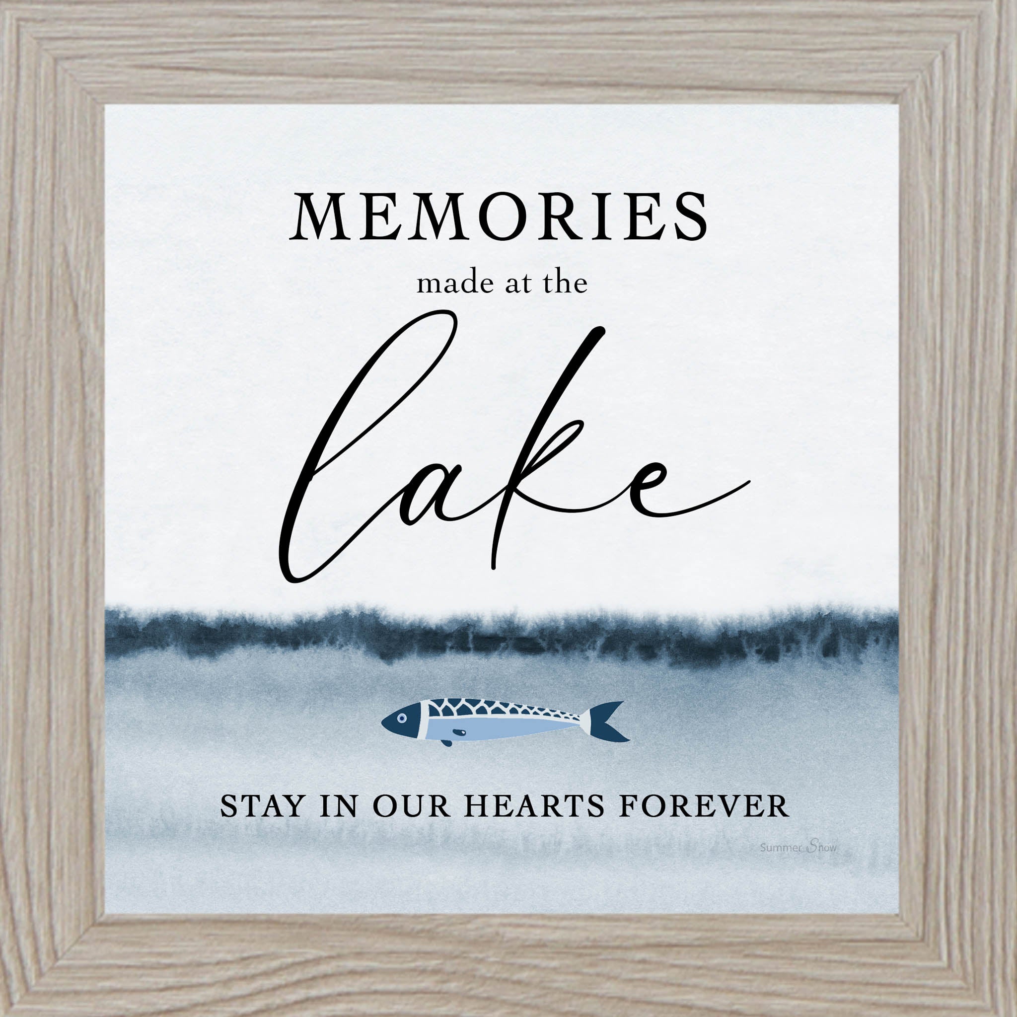 Memories Made at the Lake – Inspirational Lake House Wall Art | SA97