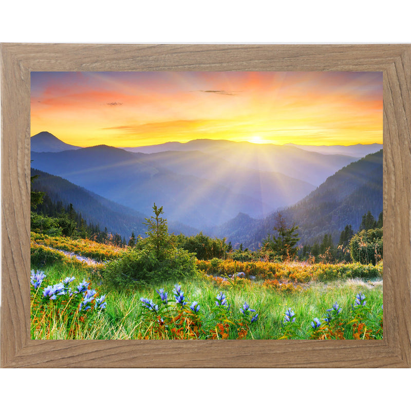 Mountain Sunrise By Summer Snow - SN397