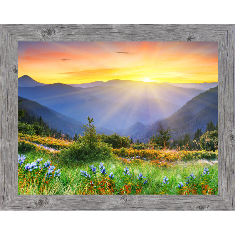 Mountain Sunrise By Summer Snow - SN397