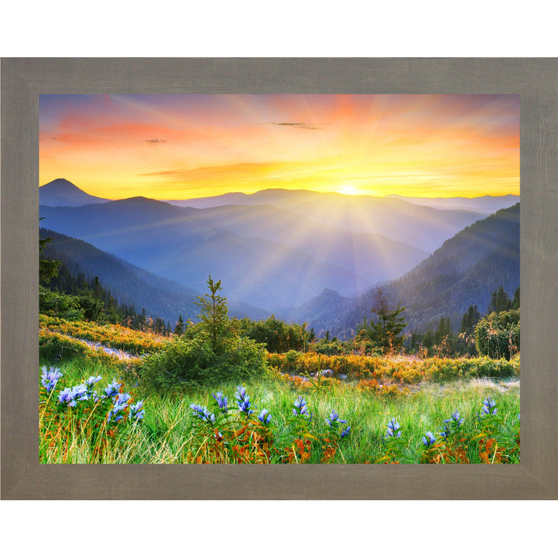 Mountain Sunrise By Summer Snow - SN397