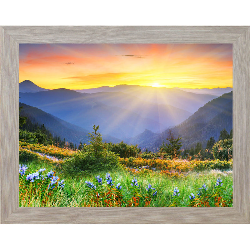 Mountain Sunrise By Summer Snow - SN397