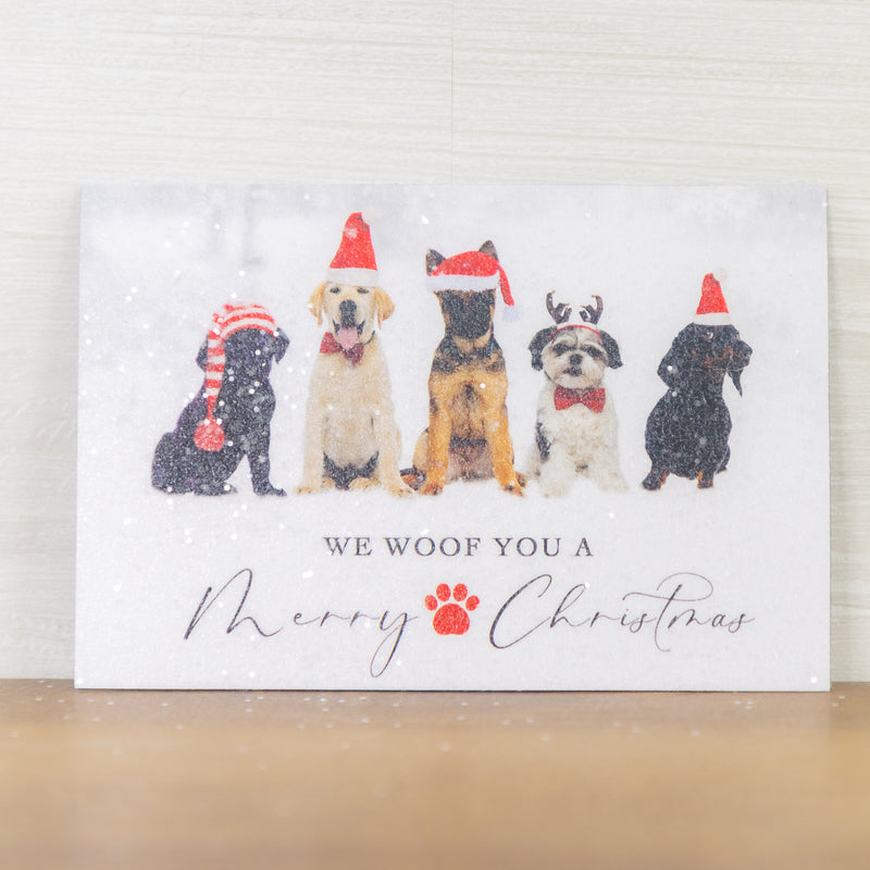 We Woof You A Merry Christmas Magnet - SN60M