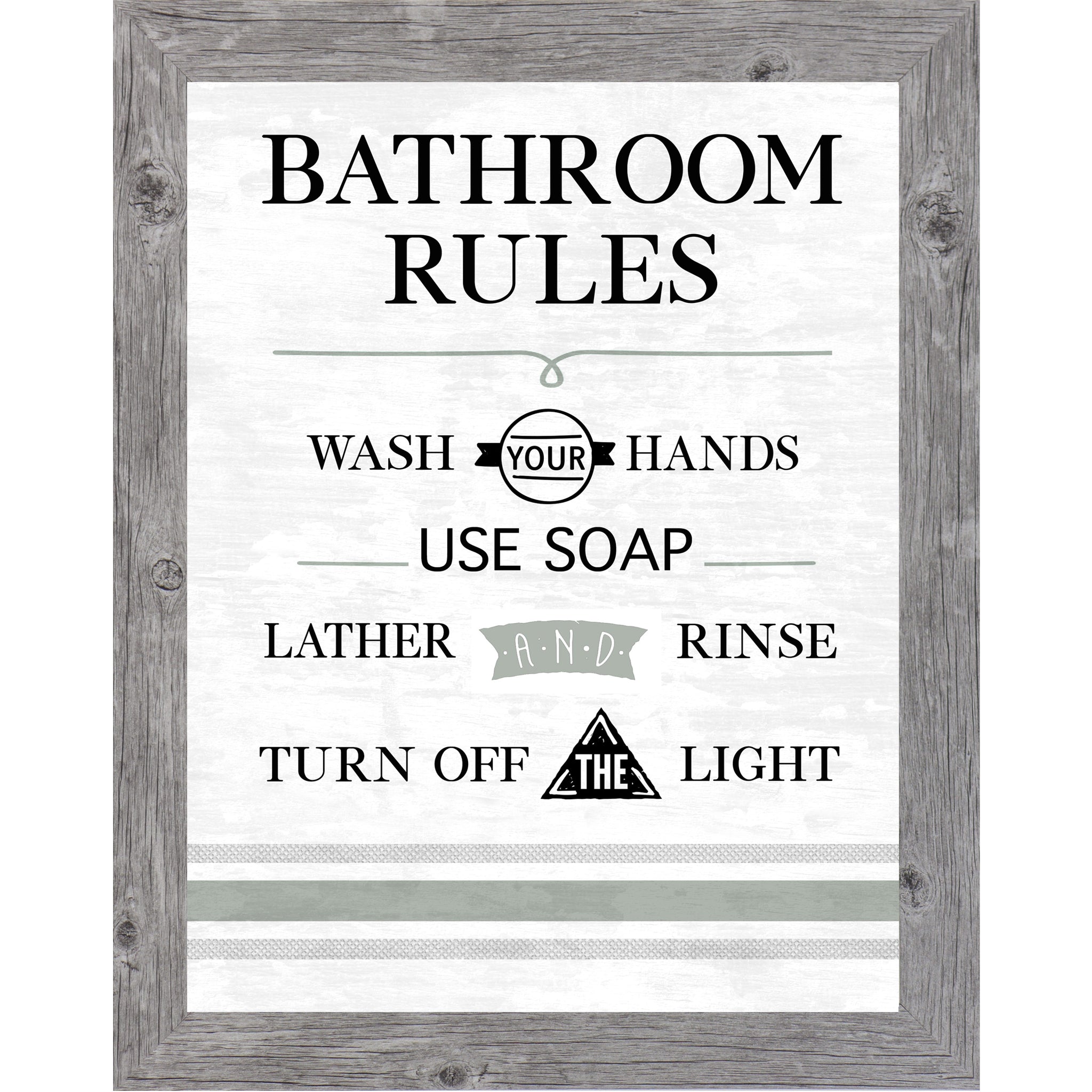Bathroom Rules By Summer Snow SS121