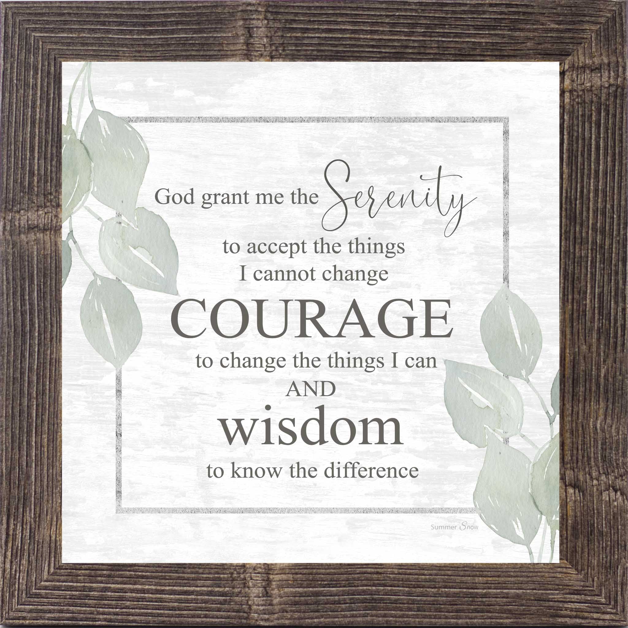 Serenity Prayer by Summer Snow SS831