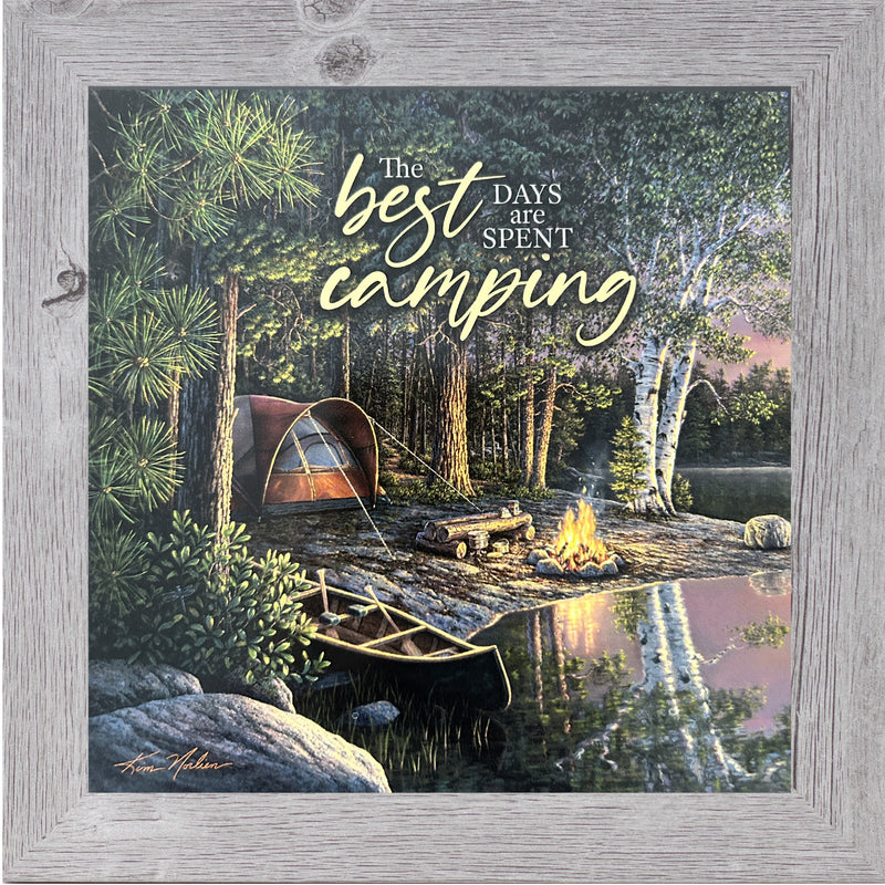 The Best Days are Spent Camping by Kim Norlien KN57