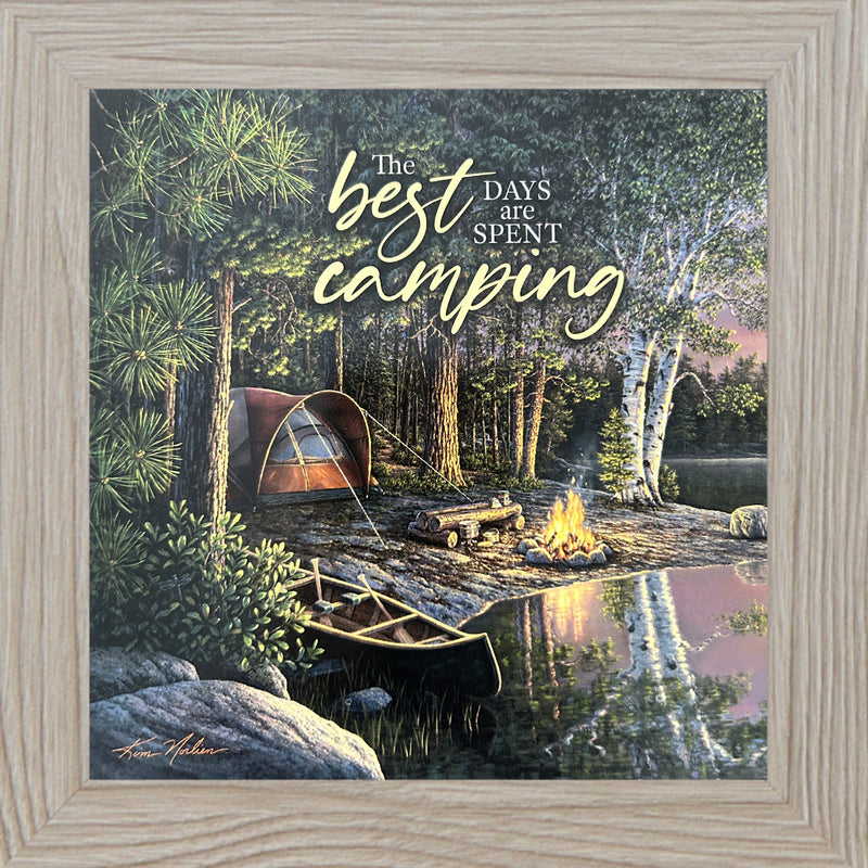 The Best Days are Spent Camping by Kim Norlien KN57