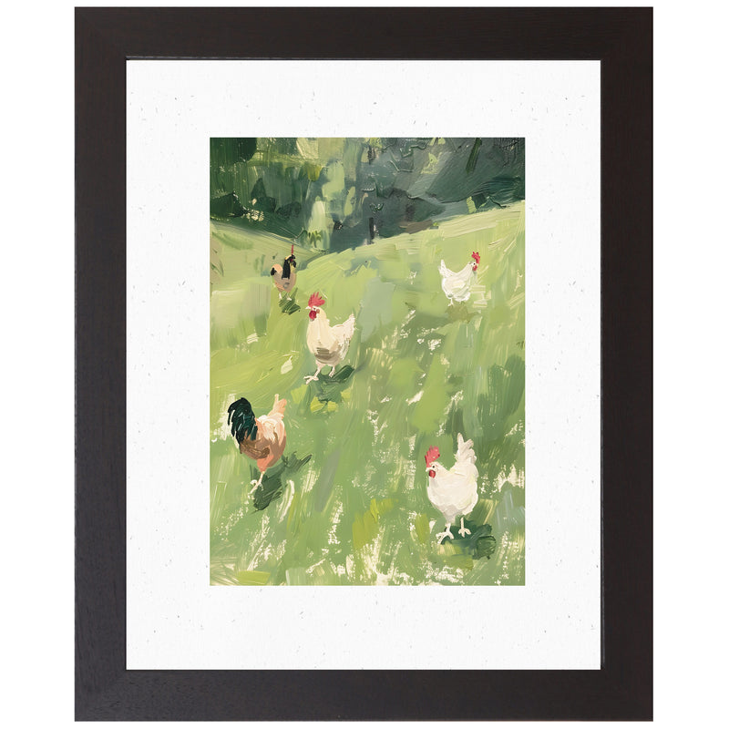 Free Range Chickens by Summer Snow NS325