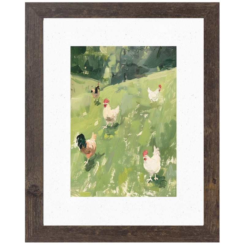 Free Range Chickens by Summer Snow NS325