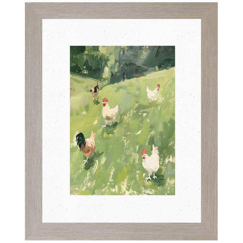Free Range Chickens by Summer Snow NS325