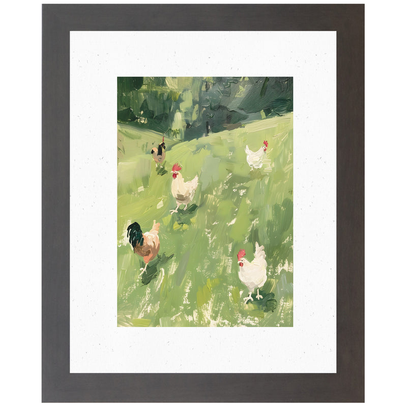 Free Range Chickens by Summer Snow NS325