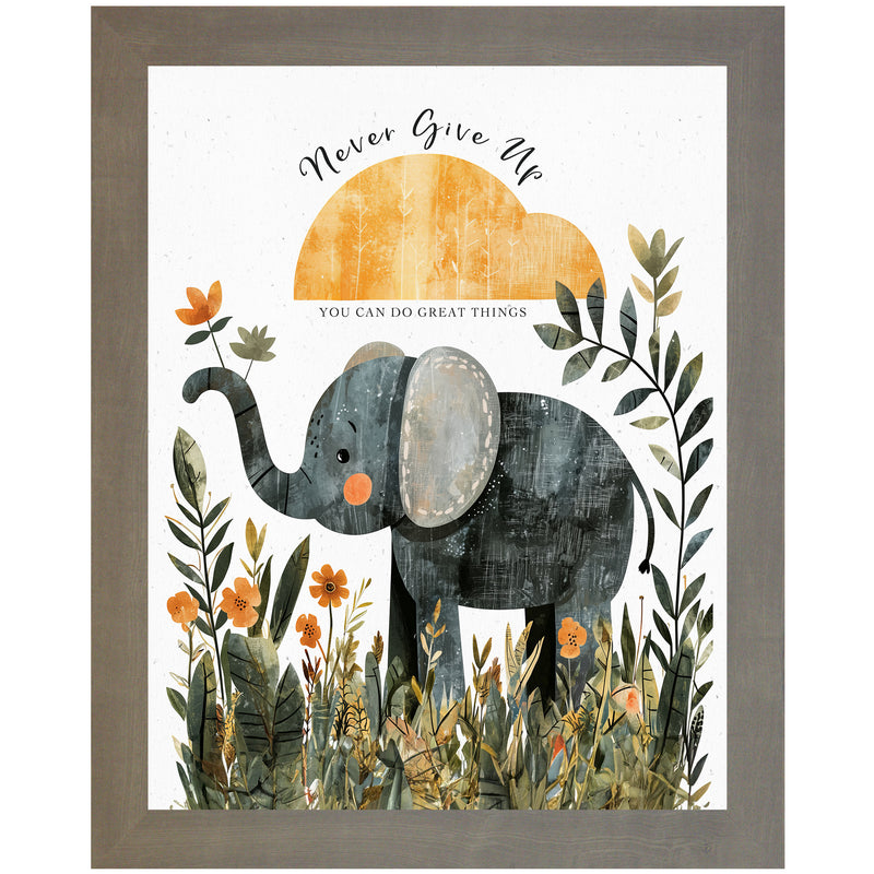 Never Give Up Elephant by Summer Snow NS334