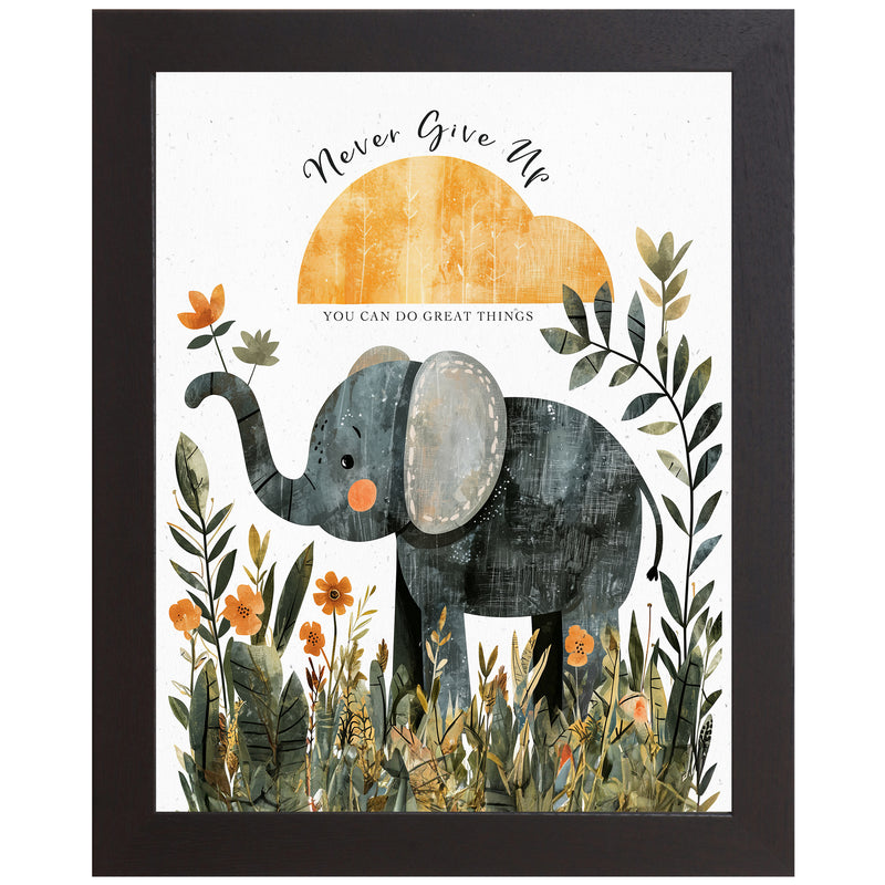 Never Give Up Elephant by Summer Snow NS334