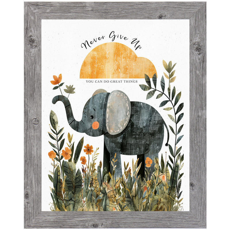 Never Give Up Elephant by Summer Snow NS334