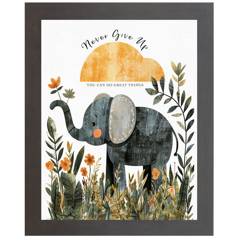 Never Give Up Elephant by Summer Snow NS334