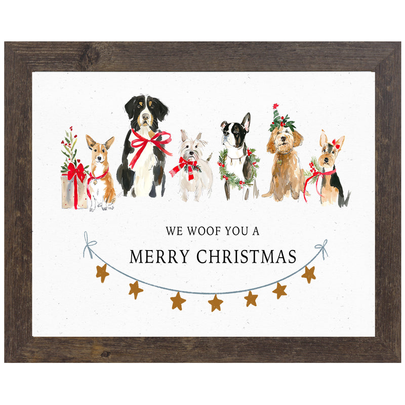 We Woof You A Merry Christmas by Summer Snow NS400