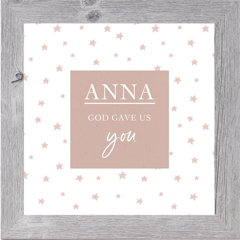 Personalized God Gave Us You pink by Summer Snow PER183