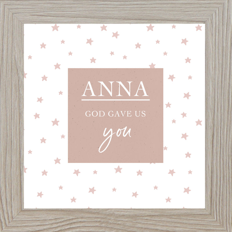 Personalized God Gave Us You pink by Summer Snow PER183