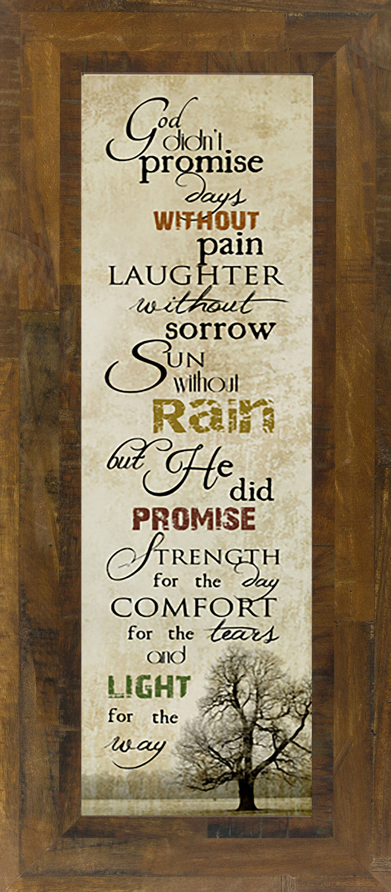 God Didn't Promise by Summer Snow SS5201 - Summer Snow Art