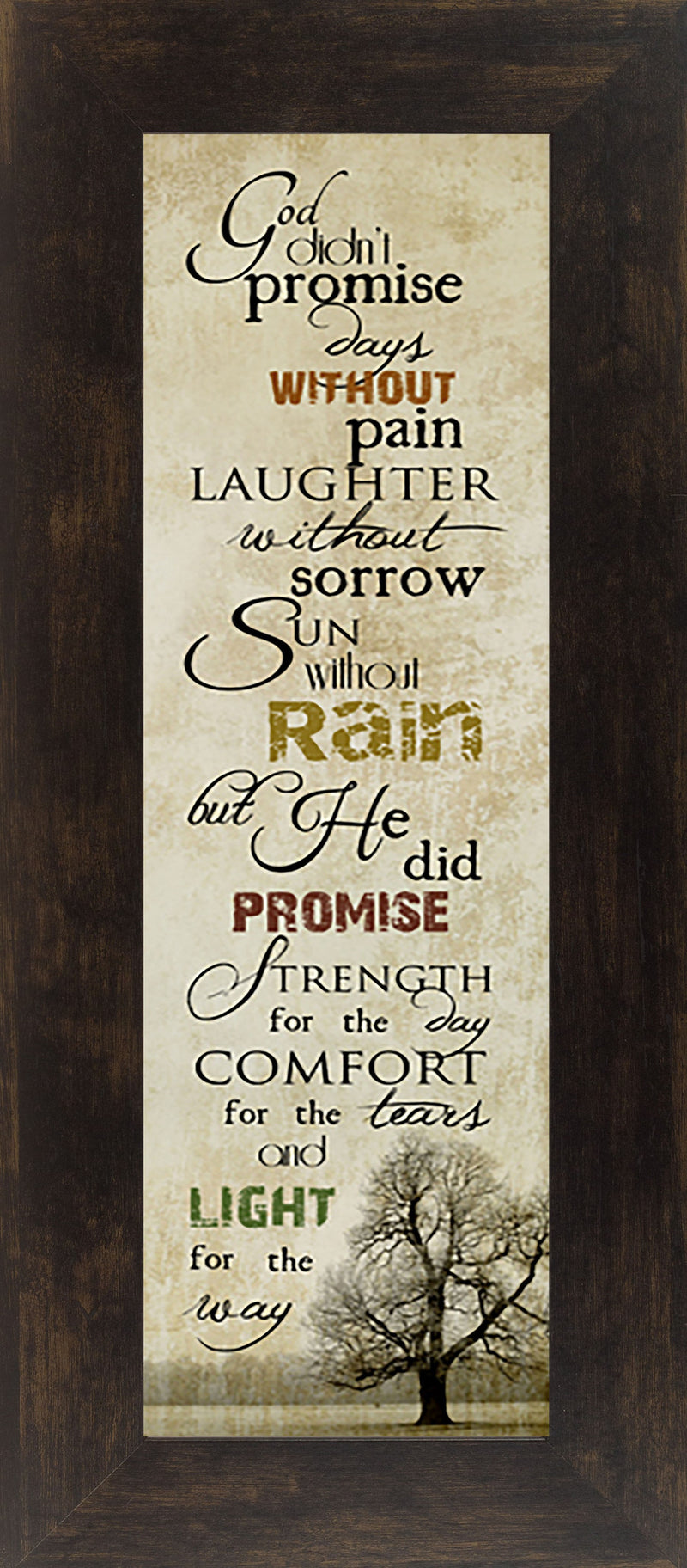 God Didn't Promise by Summer Snow SS5201 - Summer Snow Art