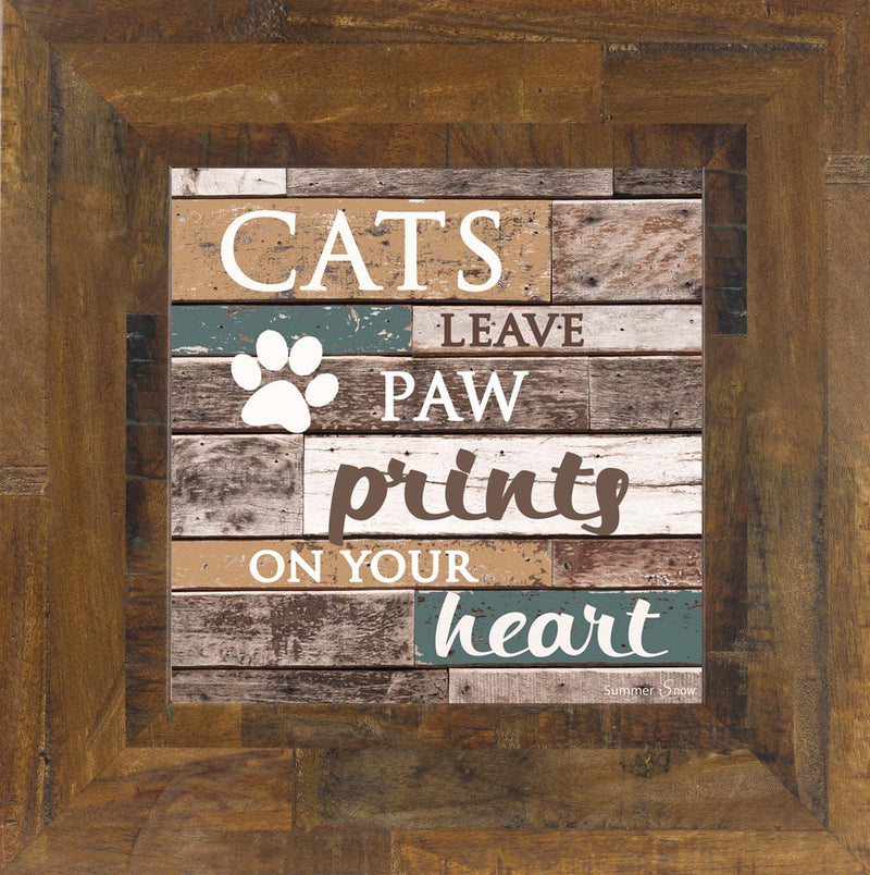 Cats Leave Paw Prints on Your Heart SS6835 - Summer Snow Art