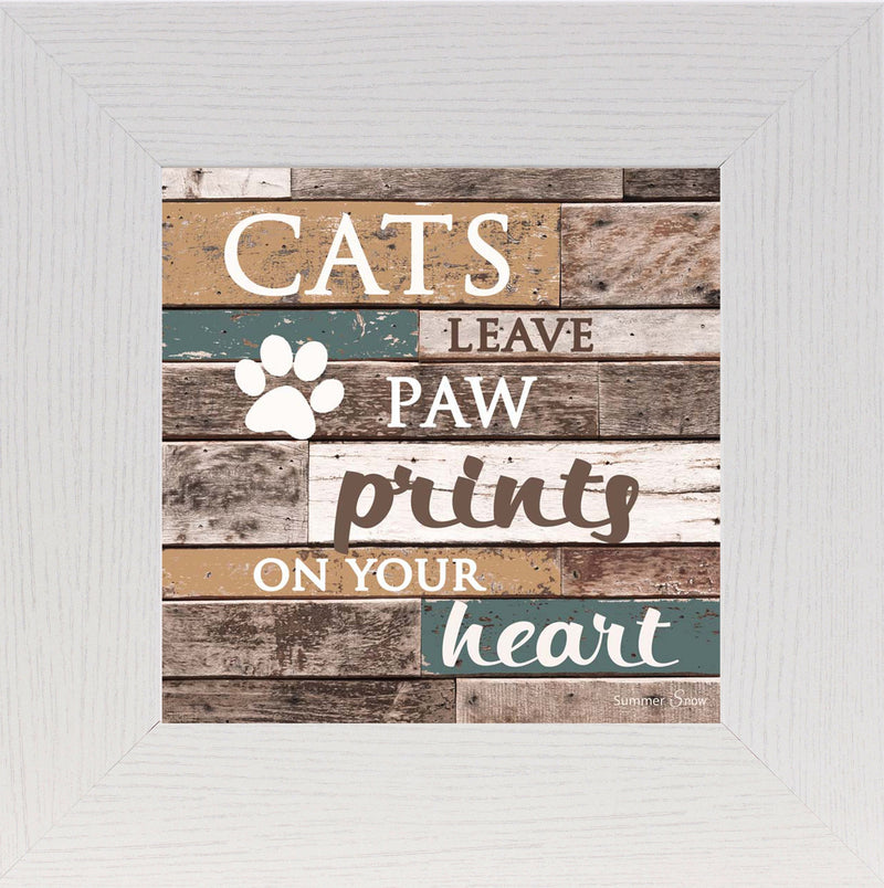 Cats Leave Paw Prints on Your Heart SS6835 - Summer Snow Art