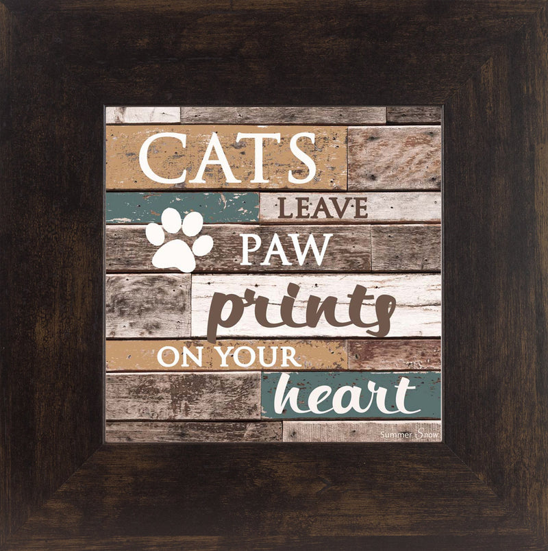 Cats Leave Paw Prints on Your Heart SS6835 - Summer Snow Art