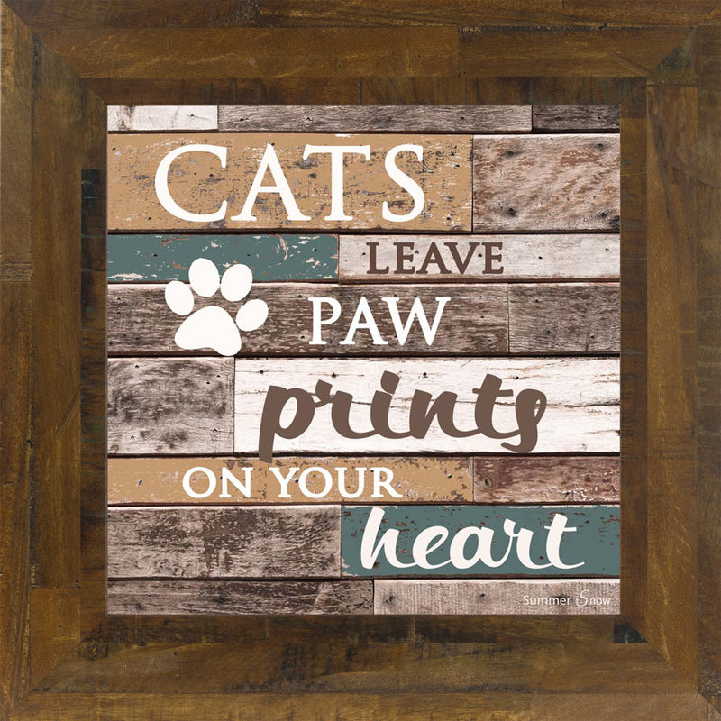 Cats Leave Paw Prints on Your Heart SS6835 - Summer Snow Art