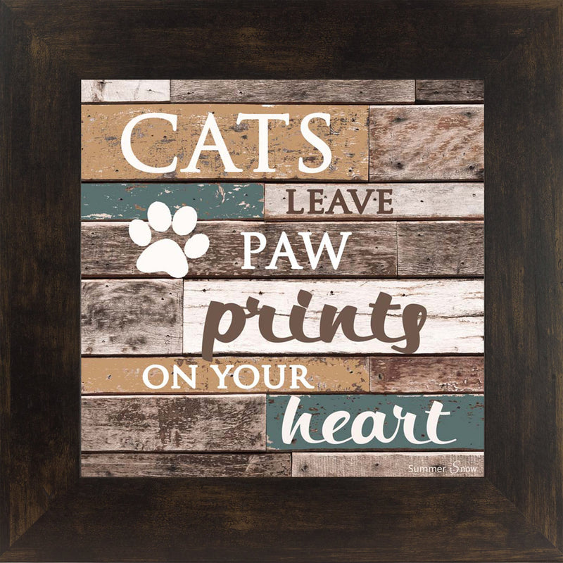 Cats Leave Paw Prints on Your Heart SS6835 - Summer Snow Art