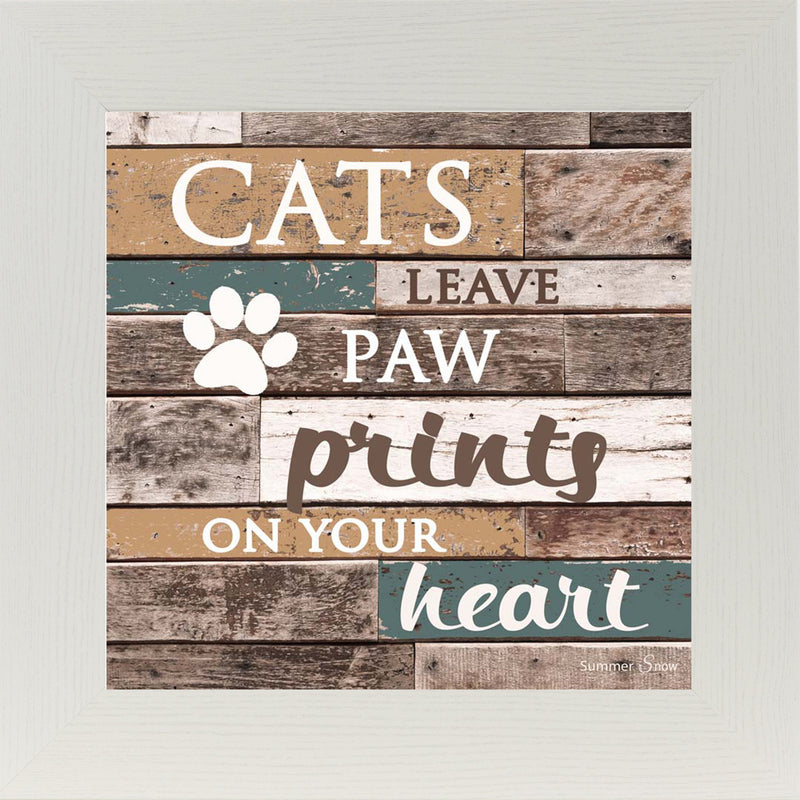 Cats Leave Paw Prints on Your Heart SS6835 - Summer Snow Art