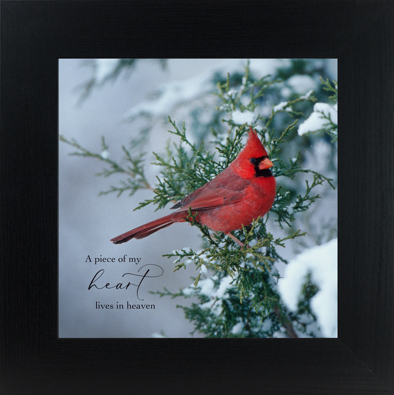A Piece of My Heart Lives in Heaven cardinal by Summer Snow SA127
