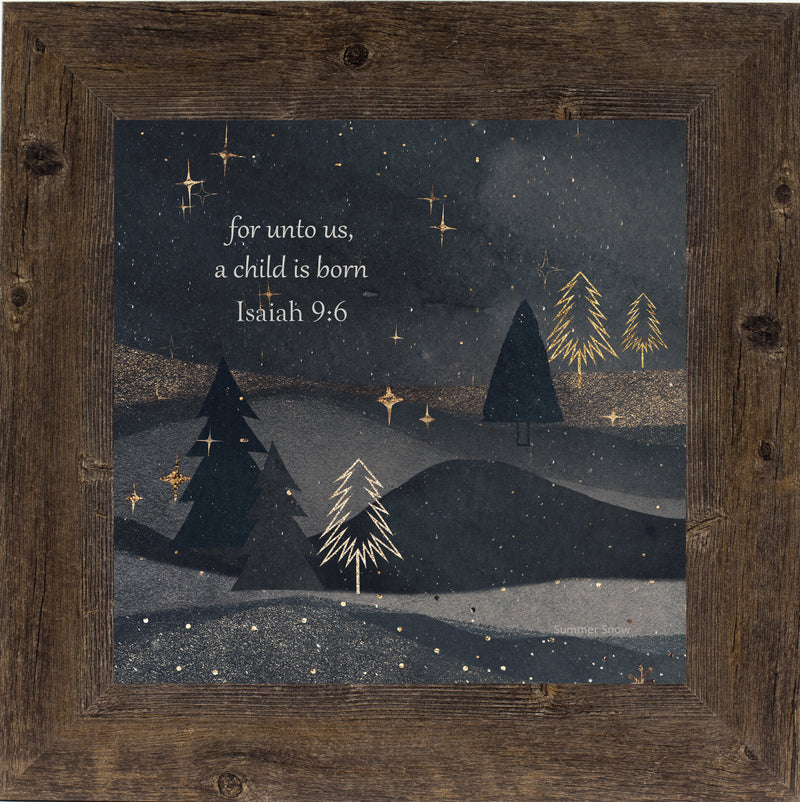 For Unto Us a Child is Born by Summer Snow SA82