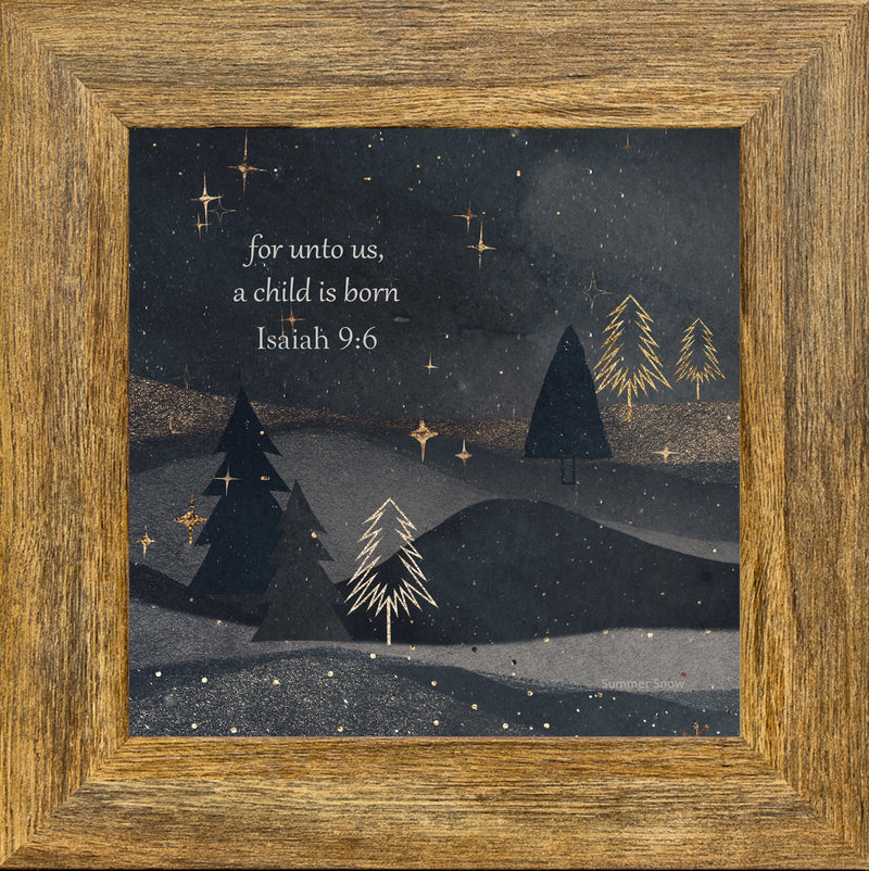 For Unto Us a Child is Born by Summer Snow SA82