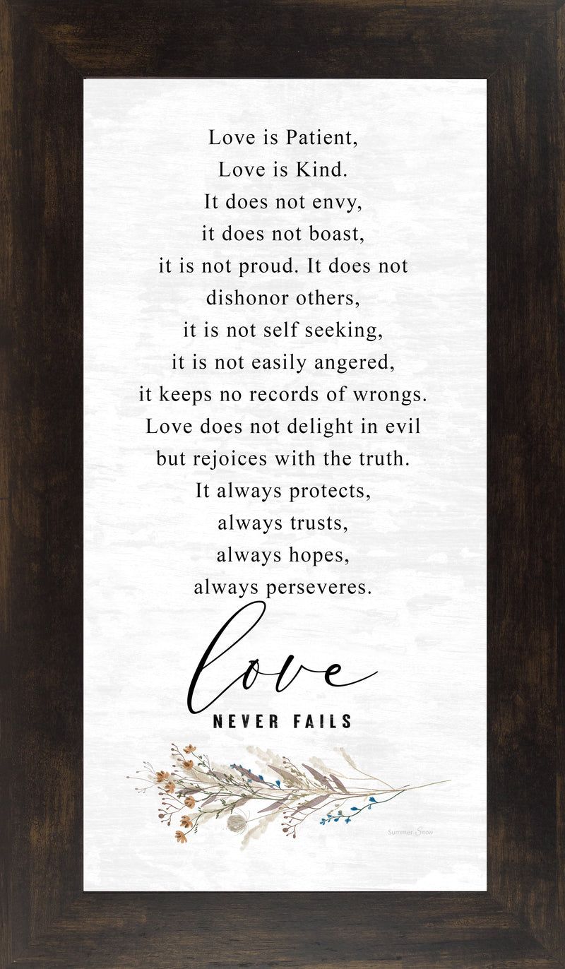 Love Is Patient by Summer Snow SN700